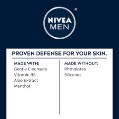 NIVEA MEN Maximum Hydration Face Wash, Face Wash with Provitamin B5 and Aloe Ver