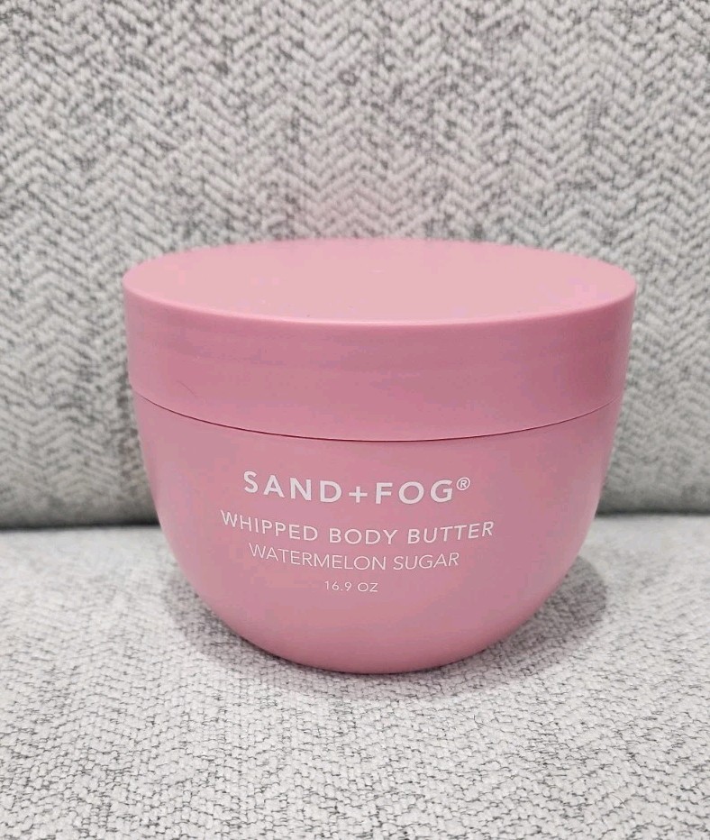 Sand + Fog Whipped Body Shea Butter: Watermelon Sugar Larger 16.9 oz Jar