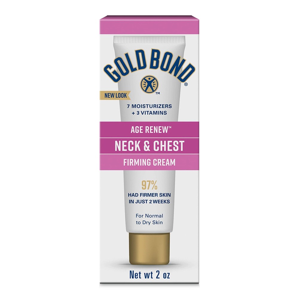 Gold Bond Age Renew Neck & Chest Firming Cream, 2 Oz, 2 Ounce (Pack of 1)