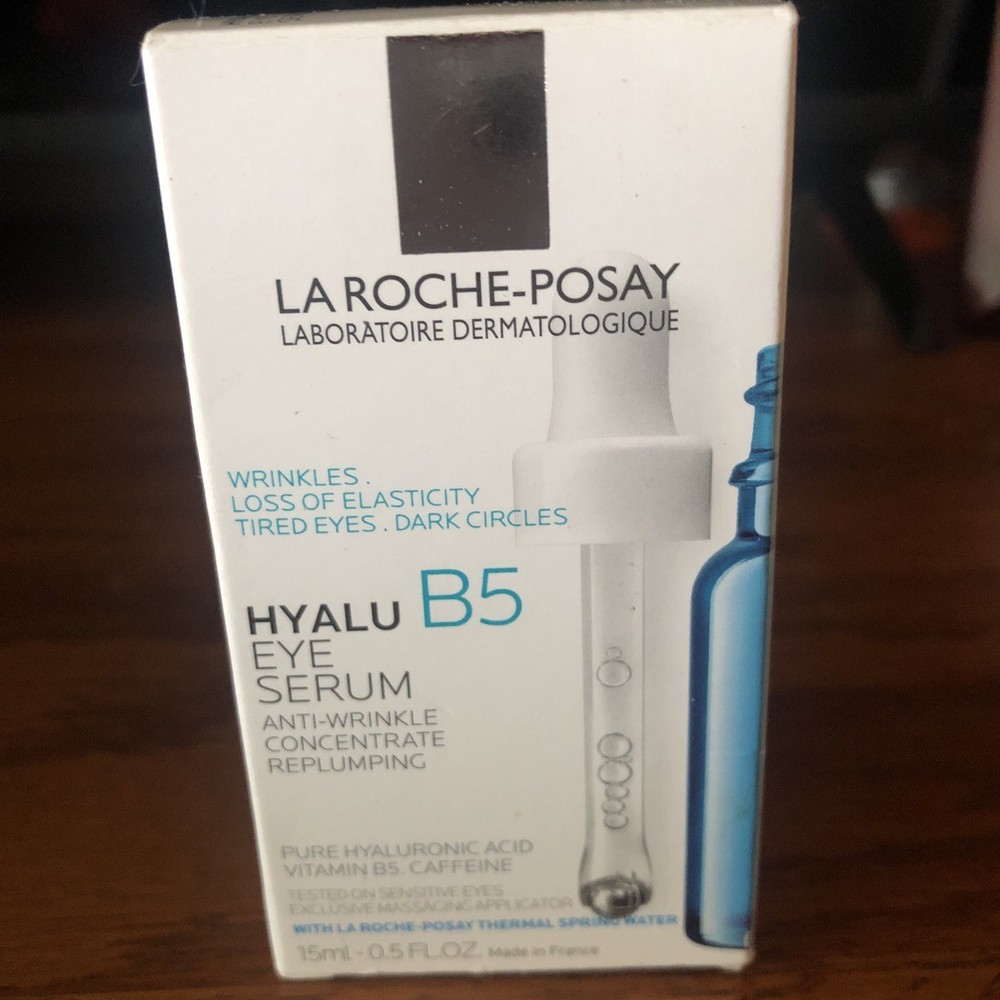 LA ROCHE-POSAY HYALU B5 EYE SERUM Anti-Wrinkle 0.5 Oz. Exp: 2028. NIB