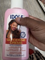 IDOLE Glycerin Creme w/ Vitamin E Hand & Body Moisturizing Cream 10.8 oz