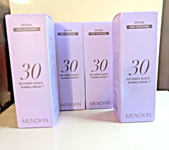4 Menokin 30 Seconds Quick Bubble Mask EGF- Liposome Repair New Sealed