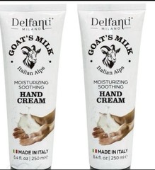 2xDelfanti Milano Goat&rsquo;s Milk Moisturizing Soothing Hand Cream 8.4 fl oz