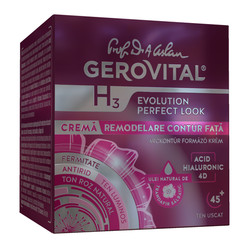 Gerovital ,H3 Evolution Perfect Look Facial Contour Remodeling Cream, 50ml