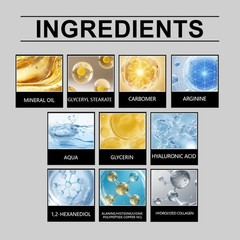 3-180pcs Polypeptide Collagen Elastic Essence Cream Anti-Wrinkle Micro-Molecular