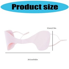 Skin Friendly Face Tool Cotton And Linen Blend Under Eye Mask For Sun Protection