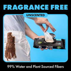 Wipes – Flushable Wipes Stocking Stuffers – 1 Pack, 48 Count – Unscented – Vitam