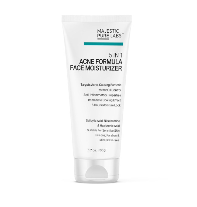 Majestic Pure Acne Face Moisturizer Oil Control Cooling Effect Exp. 02/08/2026