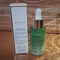 Byroe New York Celery AHA+LHA Resurfacing Serum 1.01 fl oz/30 ml Face Neck