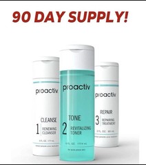 *SEALED* Proactiv 3 Step 90 Day Complete Kit Acne Treatment Face Wash Proactive