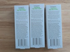 Lot Of 3 Cetaphil Hydrating Eye Gel Cream Sensitive Skin/ Full Size Each 0.5 Oz.