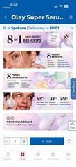 NEW Olay Super Serum Day + Night 8-in-1 2 x 25mL (50mL Total) Niacinamide Duo
