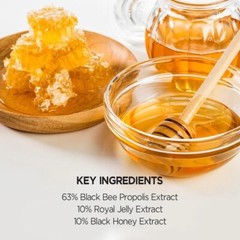 SKINFOOD Royal Honey Propolis Enrich Essence – 63% Black Bee Propolis & 10%
