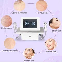 2-in-1 RF Fractional Cold Hammer Face Lifting Skin Tightening Fine Lines Care