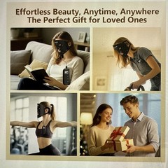 SKINETRY LED Face Mask,Red Light Therapy Face Mask, 7 Light Modes with 850nm NIR