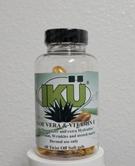 Skin product!! – Aloe Vera + Vitamin E – 60 Twist Off Soft gels – SALE!!!!!!!!!