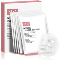 NLQ Collagen Face Mask Overnight Hydrogel Deep 1 Count (Pack of 5),