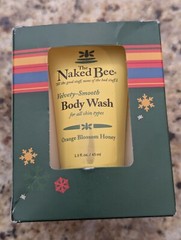 The Naked Bee Holiday Orange Blossom Honey On-the-Go Travel Kit Lotion Body Wash