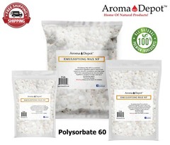 Premium Emulsifying Wax NF Vegetable Polysorbate 60 Polawax 1 oz 5 lbs