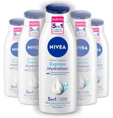 NIVEA Body Cream EXPRESS HYDRATION Moisturizer Lotion Crema Corporal 220ml=7.5oz