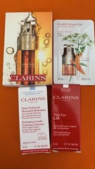 CLARINS Set FOAMING CLEANSER I Double Eye Serum I Total Eye Lift I Serum New Q68