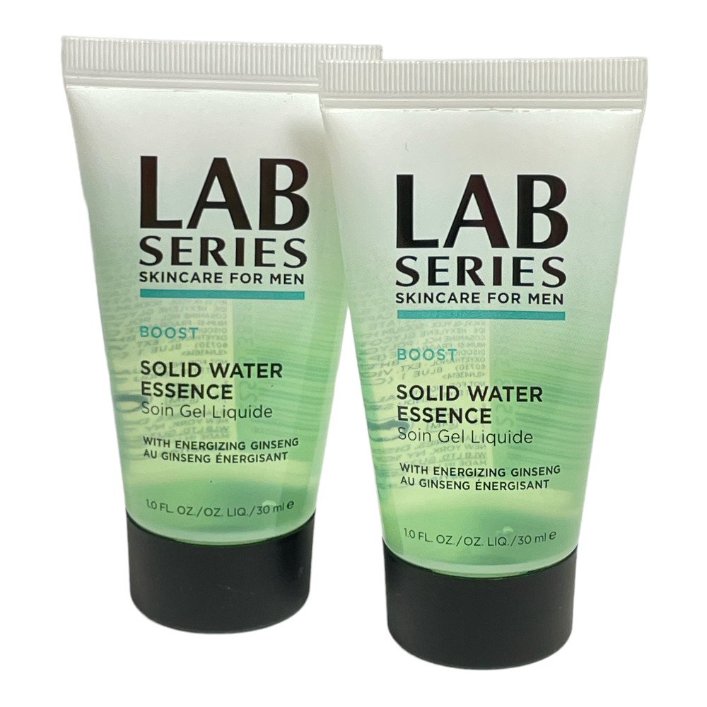 LAB Series Skincare For Men Boost Solid Water Essence 1.0fl.oz./30ml LOT OF 2