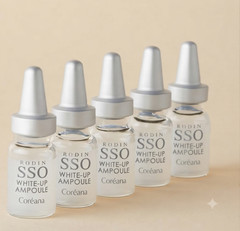 Coreana Rodin SSO White Up Ampoule 28 Days Set K-Beauty Dark Spot Corrector