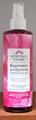 Heritage Store Rosewater & Glycerin Hydrating Facial Mist 8 fl oz (237 ml) 8oz
