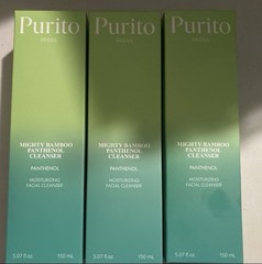 PURITO Mighty Bamboo Panthenol Cleanser 150ml / 5.07 fl oz Purito Seoul (x3)