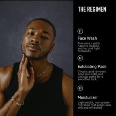Bevel Facial Skin Care Set for Men – Mens Skincare Kit Routine Includes Face Was
