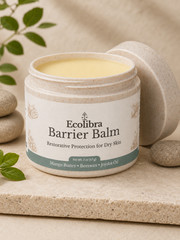 Ecolibra Barrier Balm 2 oz Natural Moisture Balm for Extra Dry Rough Skin