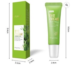 Set Of 2 Green Tea Eye Cream 15g ,Moisturizing, Reduces Wrinkles, Dark Circles