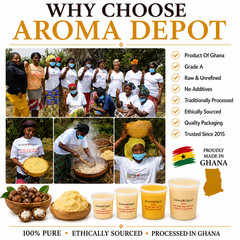 African Shea Butter 16 oz. Yellow Raw Shea Butter Bulk Natural Organic Unrefined