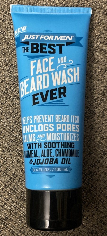 JUST FOR MEN The Best Face and Beard Wash Ever 3.4 fl oz