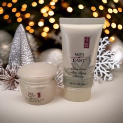 Wei East WHITE LOTUS Moonlight Recovery Cream 0.70oz and Anti-aging Masque 1oz