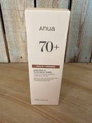 ANUA 70+ Rice 70 + Ceramide 8.45 floz, Glow Milky Toner Moisturizing Exp 2029