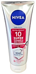 NIVEA Extra Bright Body Serum Vitamin C 10 Super Foods Lotion Glowing Skin 300ml