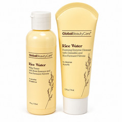 GlobalBeautyCare Rice Water Cleanser & Toner. Set Of 2