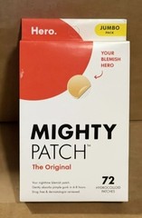 Mighty Patch Hero Cosmetics Original Patch Blemish Treatment – 72 Count