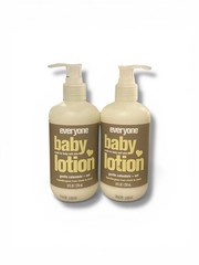 2 x EO Everyone Baby Lotion GENTLE CALENDULA & OAT Hypoallergenic 8 oz Ea w/Pump