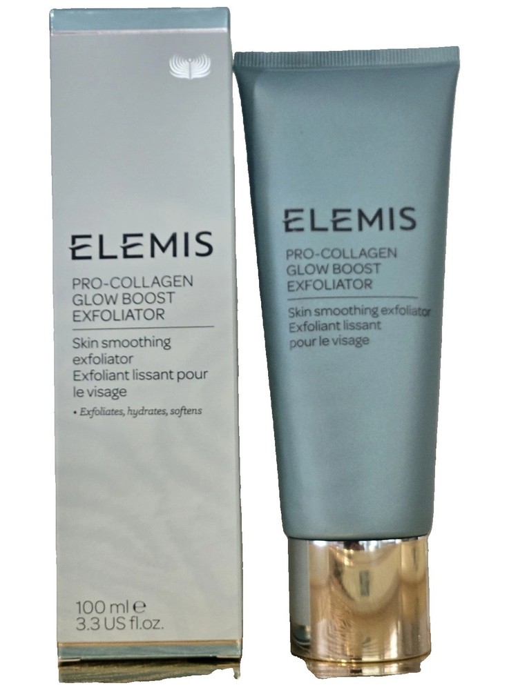 ELEMIS Pro-Collagen Glow Boost Exfoliator, Gentle Physical Facial Exfoliant S
