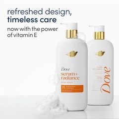 Dove Exfoliating Body Wash Glow Recharge 18.5 Fl Oz (Pack of 1), White