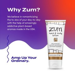 Indigo Wild Zum Hand & Body Lotion – Natural 6 Fl Oz (Pack of 1), Clear