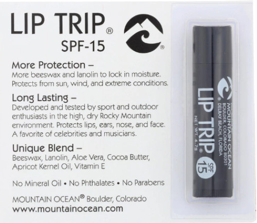 Mountain Ocean Lip Trip SPF 15, 0.165 Ounce