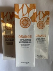 Lot of 4 POUQUR Original Orange Enzymes Exfoliating Brightening Gel 07/27 Sealed