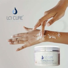 La Cure Dead Sea Soothing Scrub Salts Lavender Essential Oil , Natural Cream