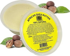 Raw African shea butter 8oz container white or yellow A+++