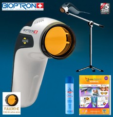 Bioptron YouTHron® / MedAll® w/ FLOOR STAND & FREE Oxy & Lumia Therapy Manual
