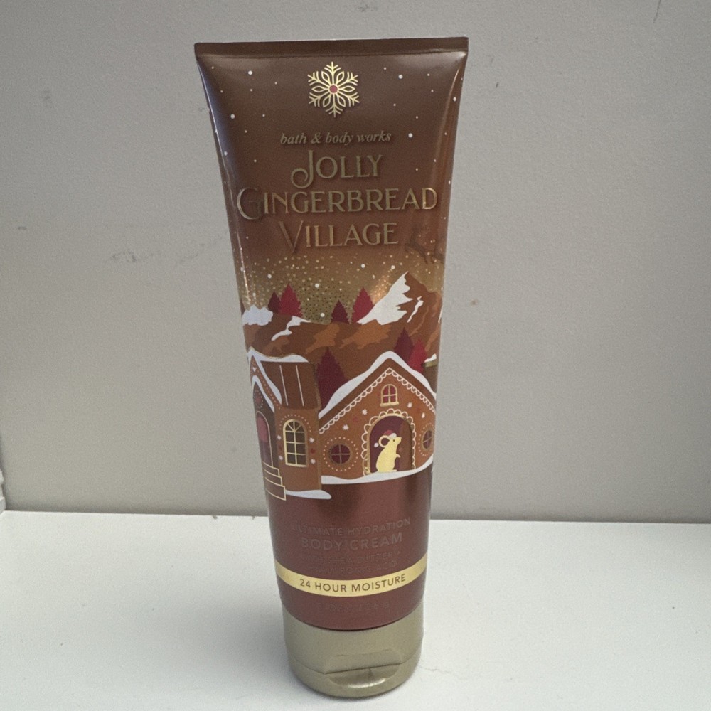 ALL NEW Jolly Gingerbread Village Body Lotion 8 oz Bath & Body Works