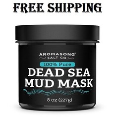 Aromasong 100% Pure Dead Sea Mud Mask for Face – Cleansing Natural Skin Care for